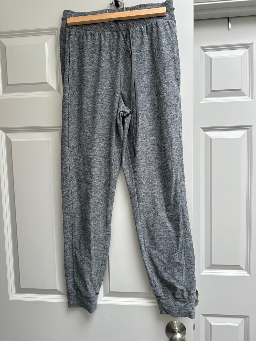 Fabletics Heather Gray Jogger Track Pants
